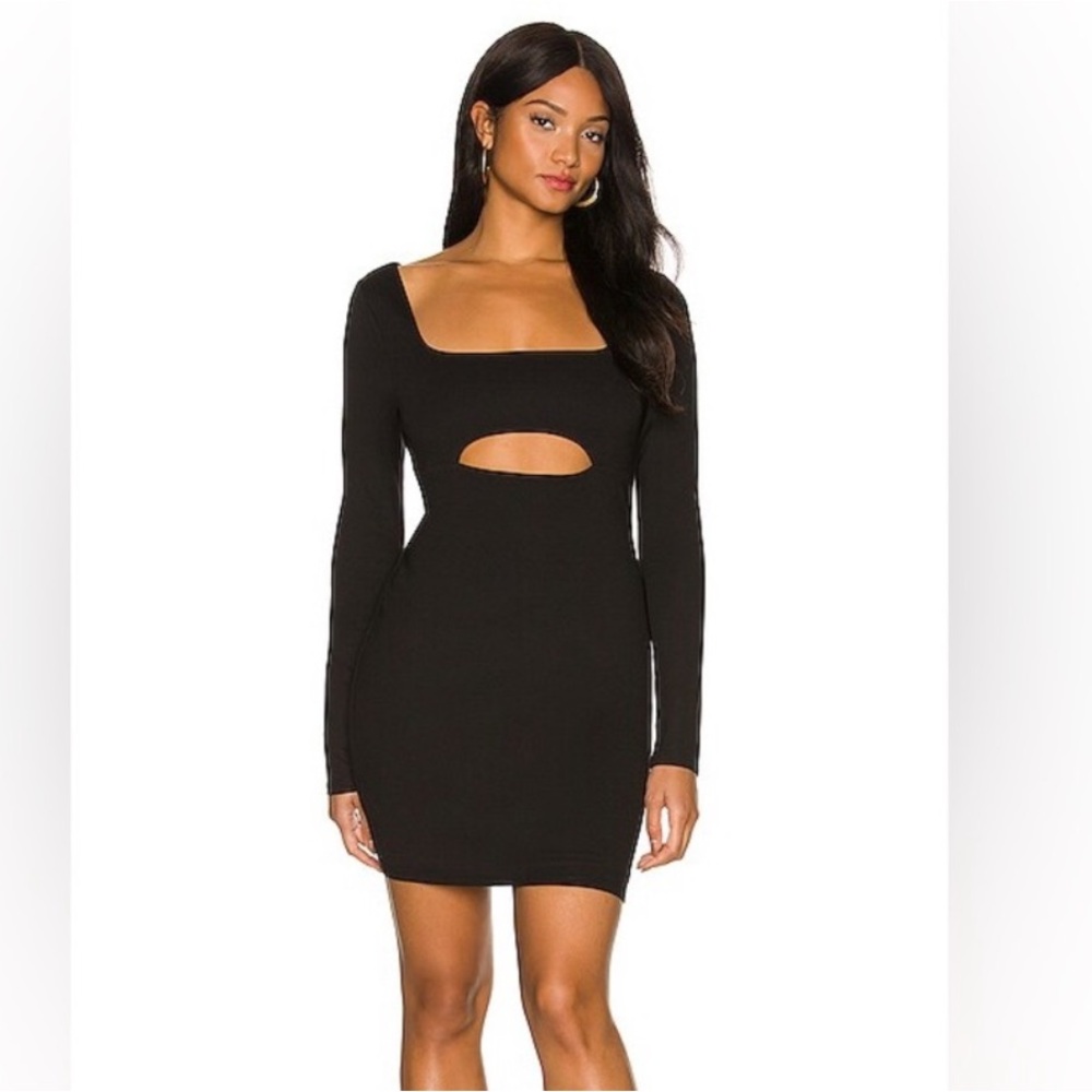 Lovers + Friends Black Cut Out Dress